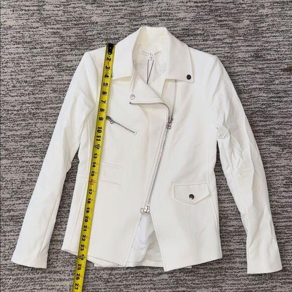 NWT VERONICA BEARD Scuba Hadley Jacket White Size 2 Dickey Compatible - Picture 8 of 12